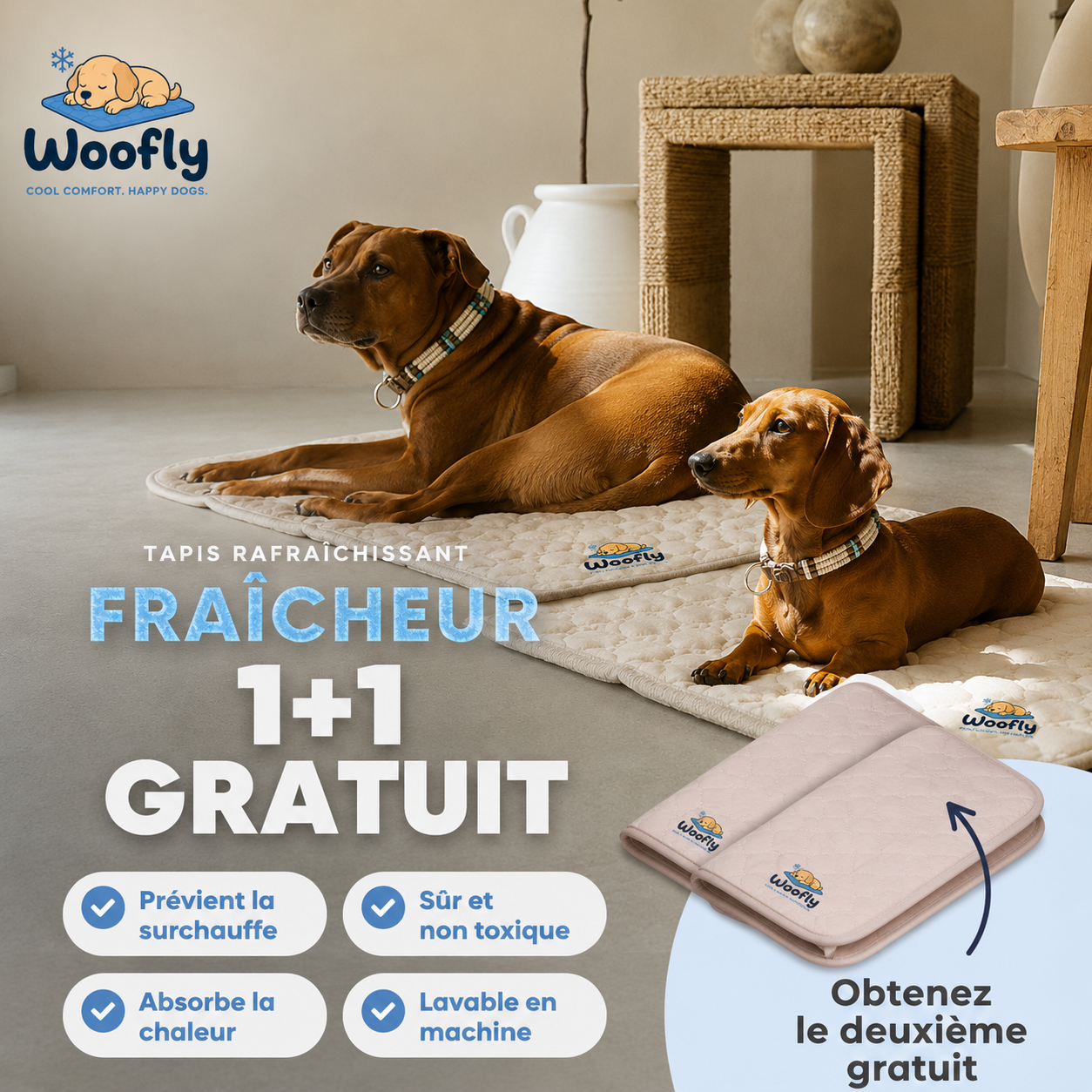 Tapis rafraichissant